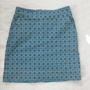 Talbots Size 2P Petite Skirt Teal Blue Women’s
